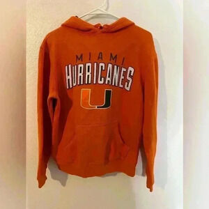 Retro Y2K Cover One Apparel Miami Hurricanes hoodie sweatshirt orange small